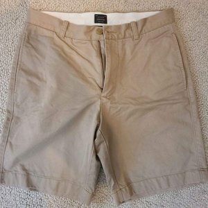 J crew Essential Chino Short Tan Khaki 31w 9 In Inseam